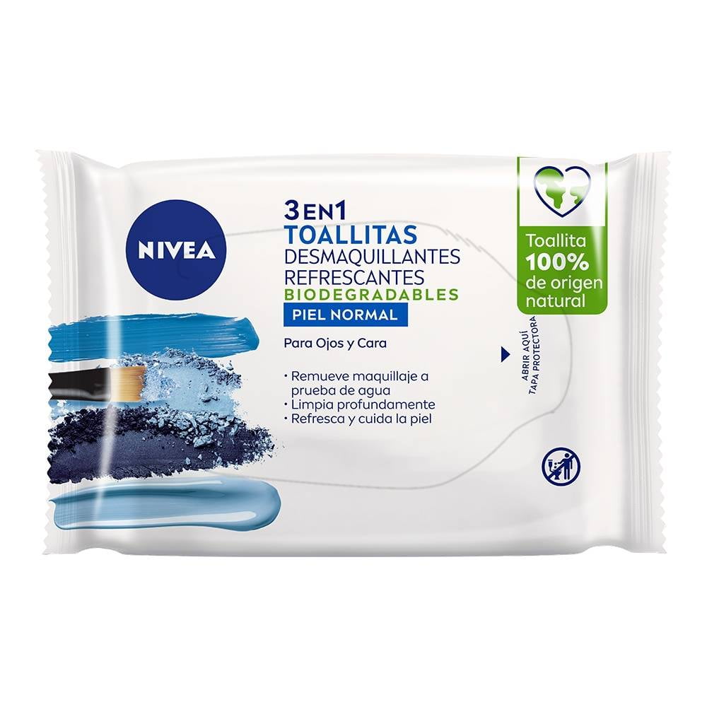 Toallitas Desmaquillantes Nivea Piel Normal 25pzs