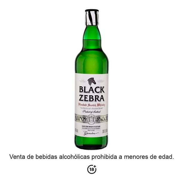 Whisky Black Zebra Blended Scotch 750ml