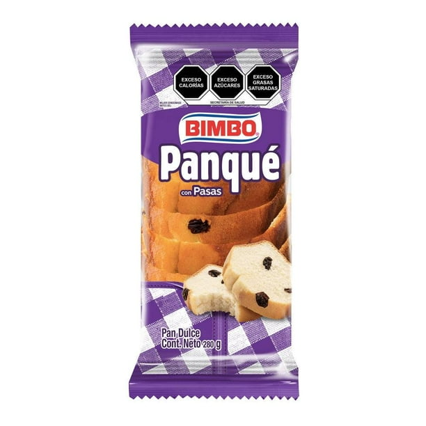 Panque Bimbo con Pasas 280g