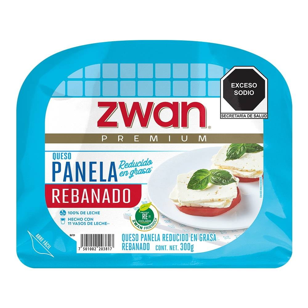 Queso Panela Zwan Rebanado 300g