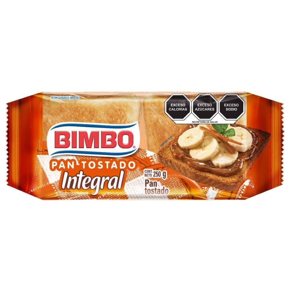 Pan Tostado Bimbo Integral 250g