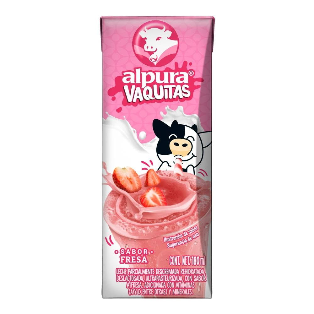 Lechita Alpura Sabor Fresa 1L