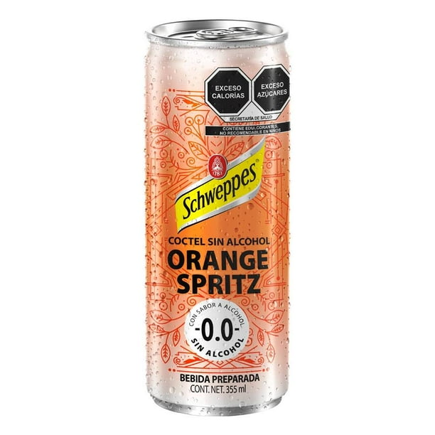 Bebida Preparada Mocktail Schweppes Orange Spritz 355ml