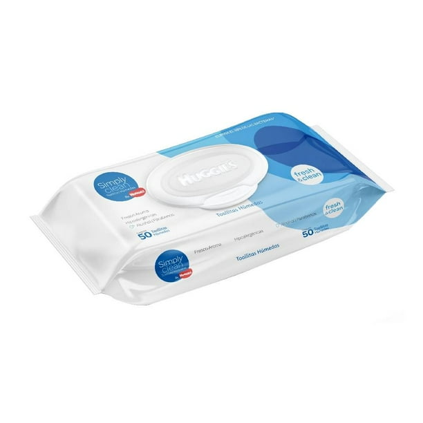 Toallitas Humedas Huggies Simply Clean 50 pzas