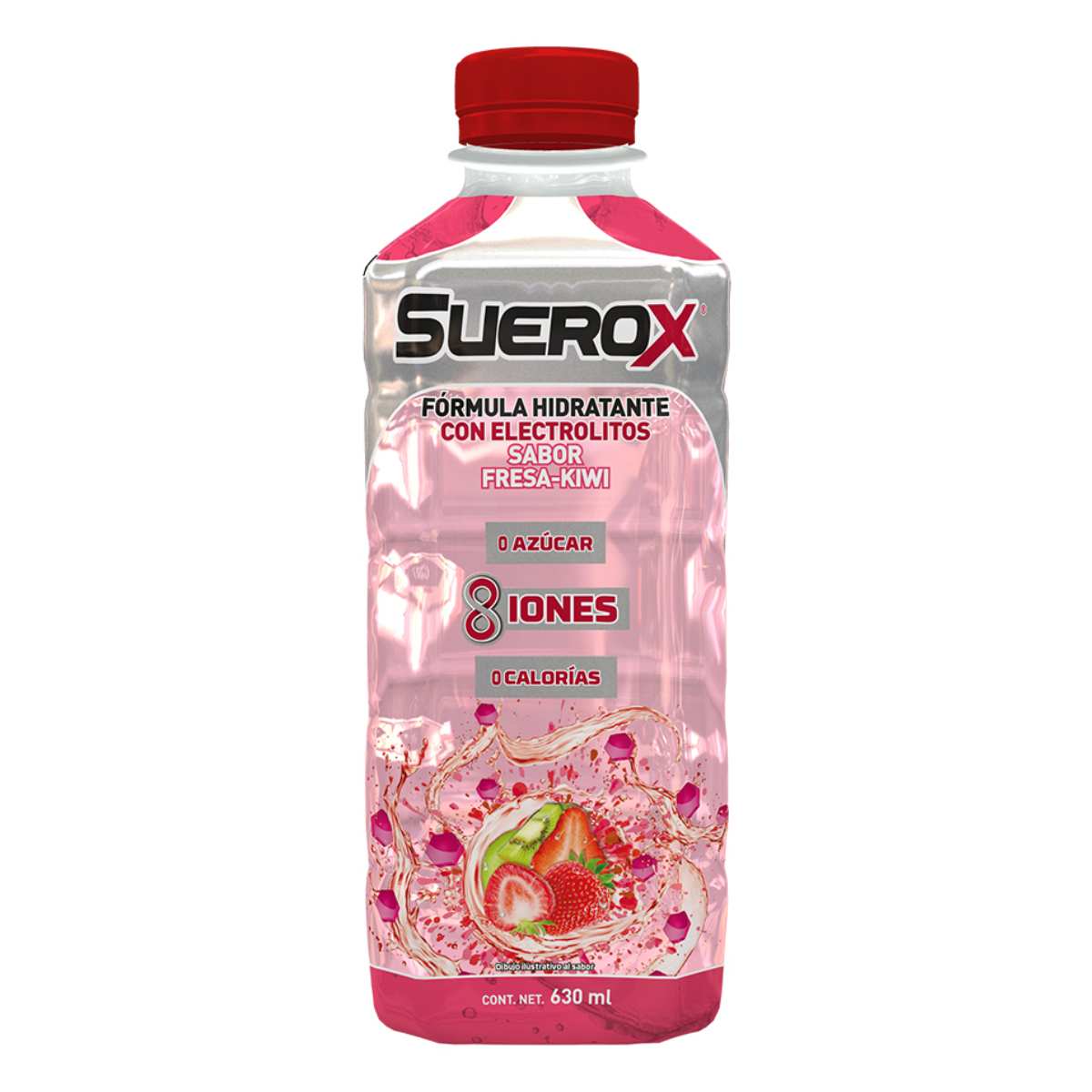 Bebida Hidratante Suerox sabor Fresa Kiwi 630ml