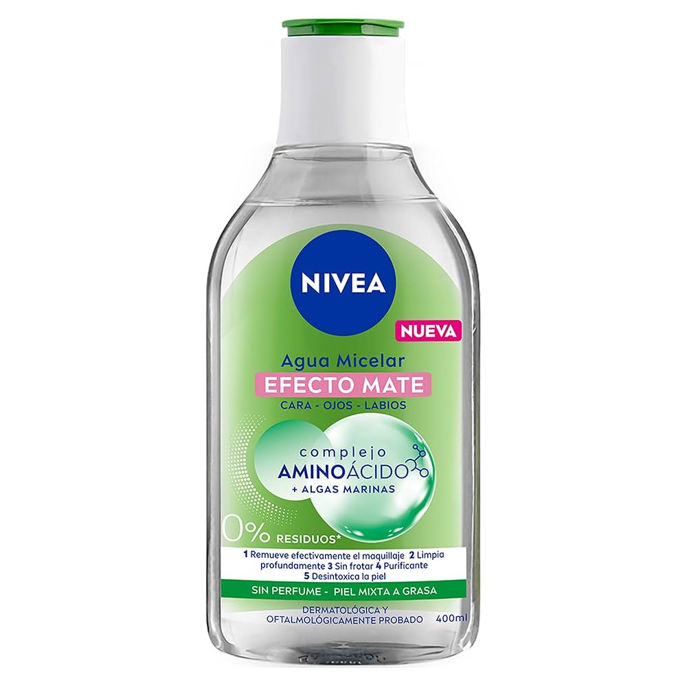 Nivea Agua Micelar Efecto Mate Piel Mixta a Grasa 400ml