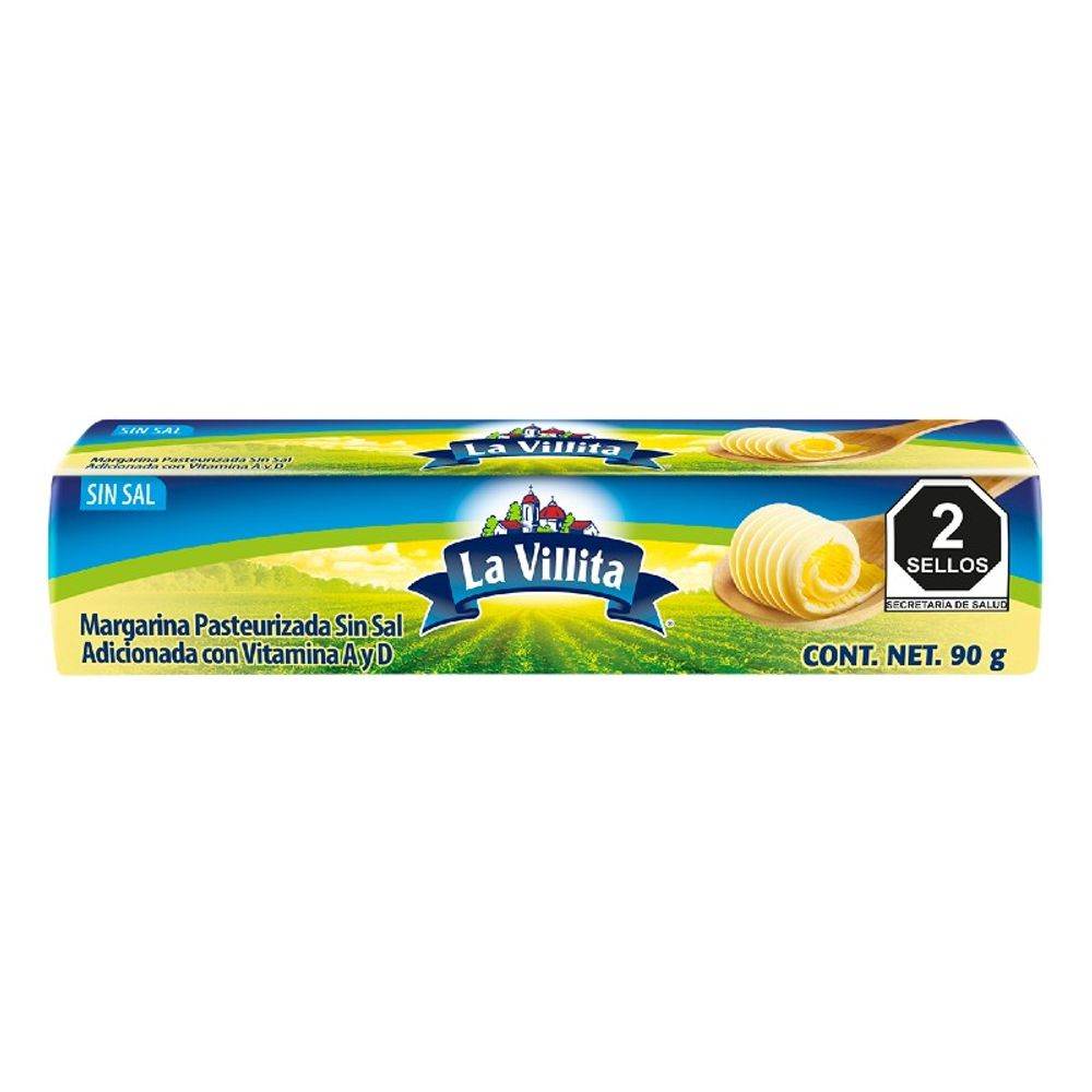 Margarina La Villita sin Sal 90g - MI MEXICANA