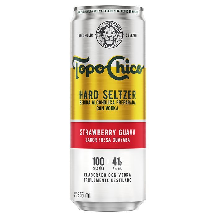 Hard Seltzer Topo Chico Fresa Guayaba 355ml