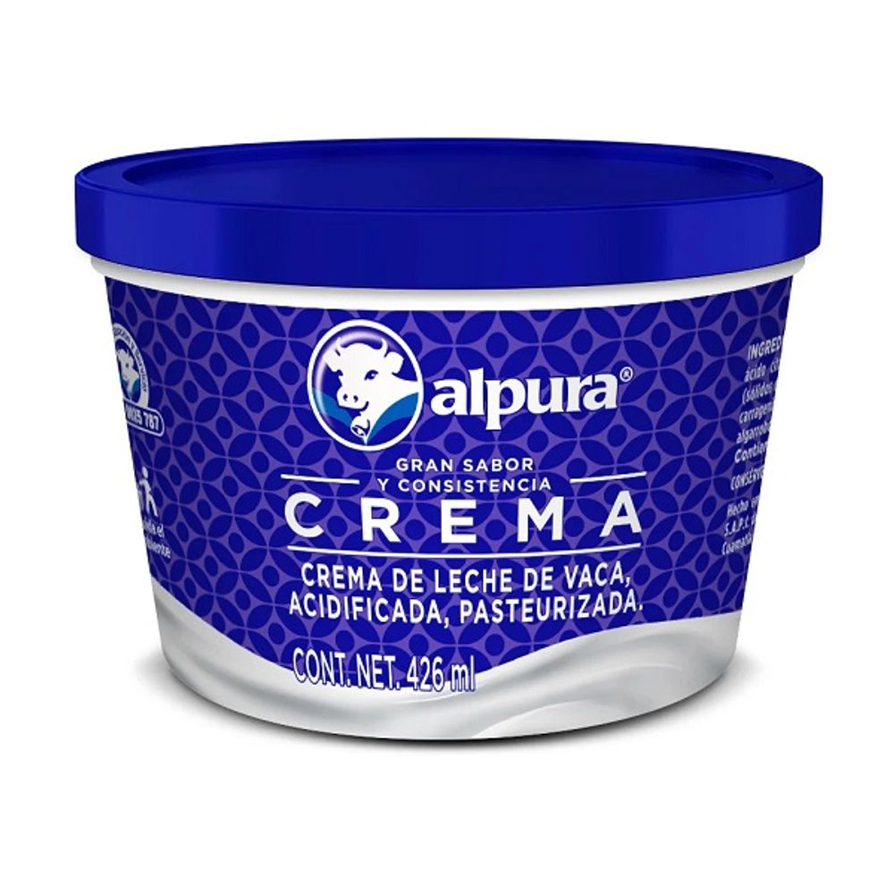 Crema Alpura Entera 426ml