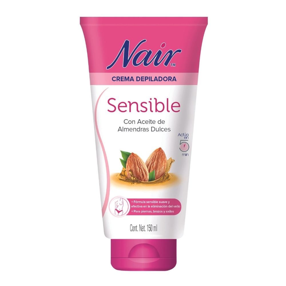 Crema Depilatoria Corporal Nair Piel Sensible 150ml