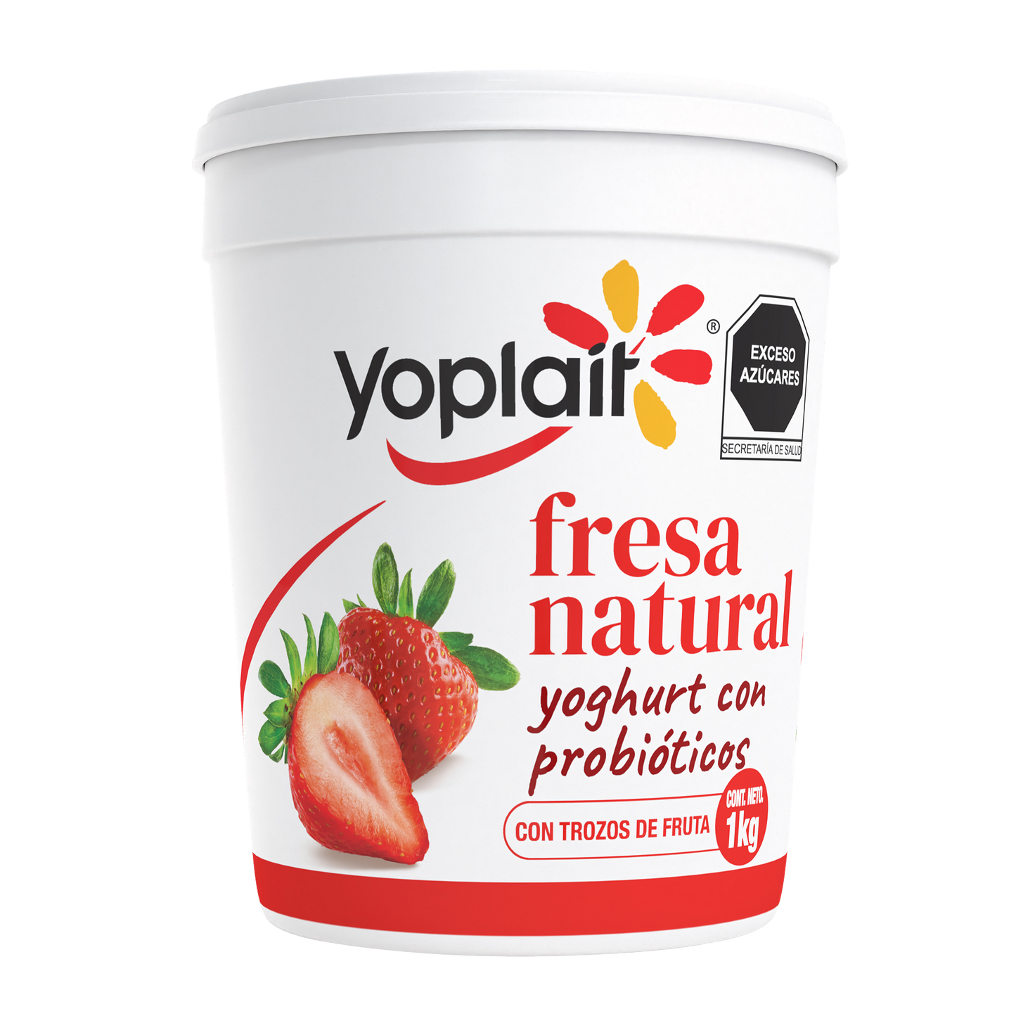 Yogurt Batido Yoplait de Fresa 1kg
