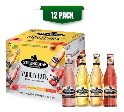 Sidra Strongbow Variety Pack 12x330ml