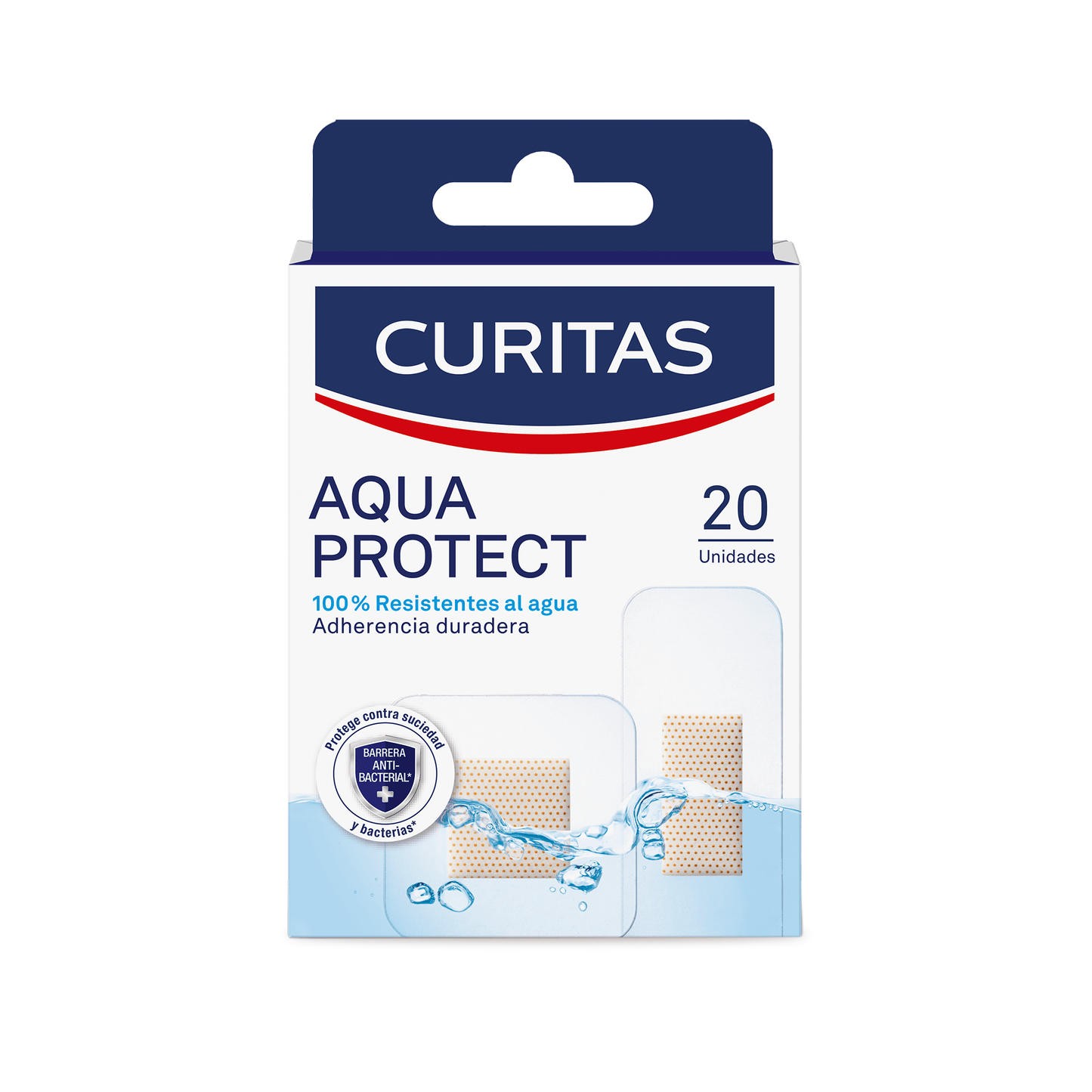 Apositos Curitas Aqua Protect 20 pzs