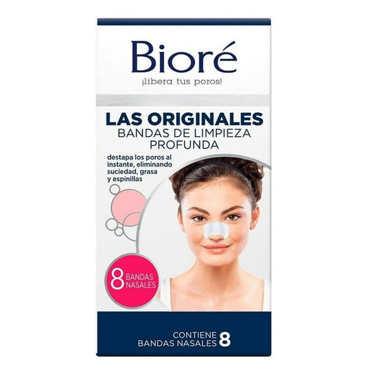 Bandas de Limpieza Profunda Biore Originales 8pzas