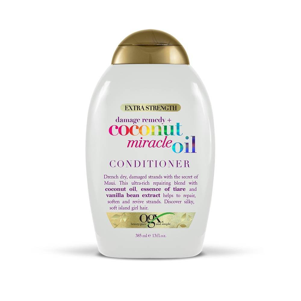 Acondicionador OGX Damage Remedy Coconut Miracle Oil 385ml - MI MEXICANA