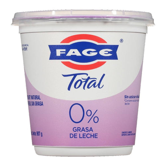 Yogurt Griego Fage 0% Natural 907g