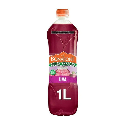 Aguas Frescas Bonafont Uva 1L