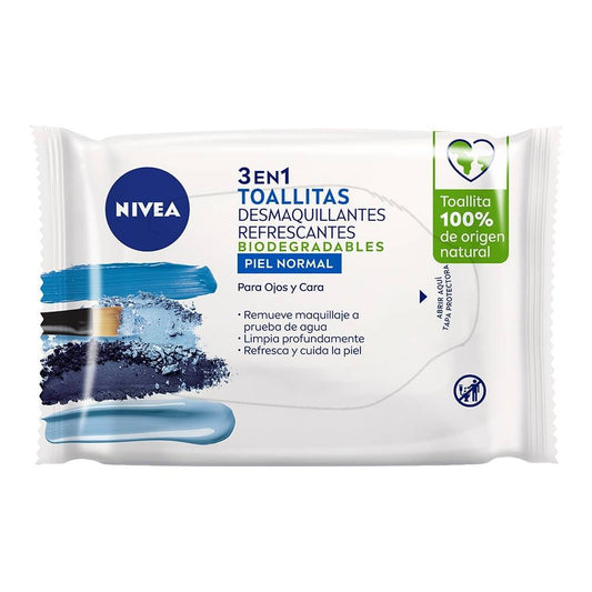 Toallitas Desmaquillantes Nivea Piel Normal 25pzs