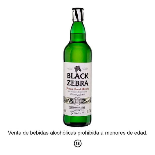 Whisky Black Zebra Blended Scotch 750ml