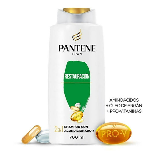 Shampoo Pantene Pro-V 2 en 1 Restauracion 700ml