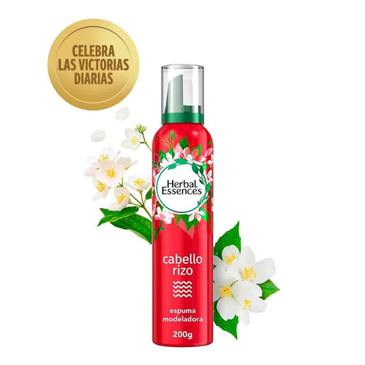 Espuma Modeladora Herbal Essences Cabello Rizo 200g