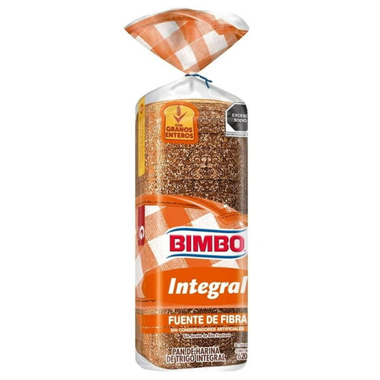 Pan Bimbo Integral 620g