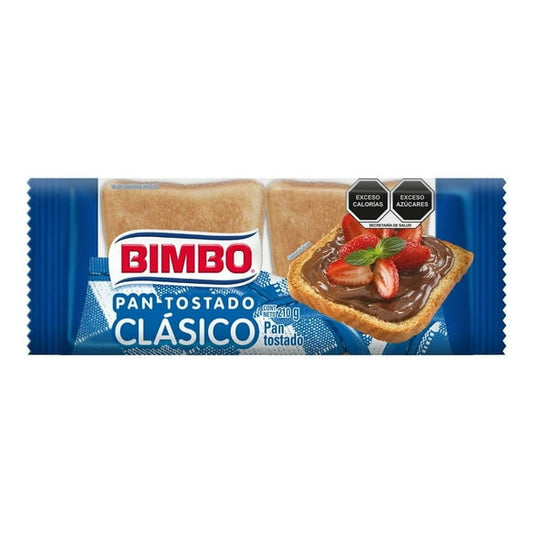 Pan Tostado Bimbo Clasico 210g