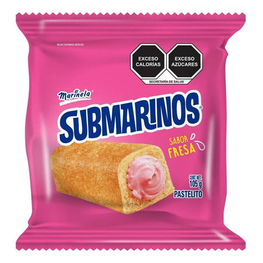 Submarinos Marinela sabor Fresa 105g
