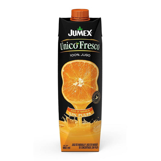 Jugo Jumex Unico Freco Naranja sin Pulpa 960ml