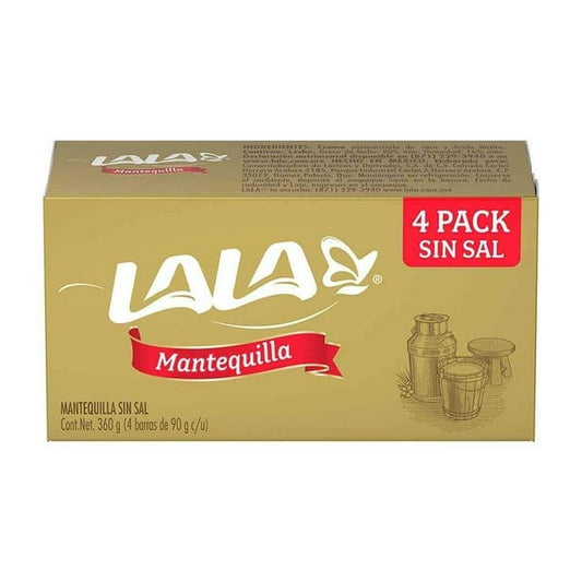 Mantequilla Lala sin Sal 4x90g