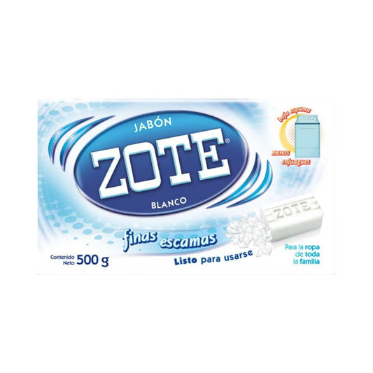 Jabon Blanco Zote Finas Escamas 500g