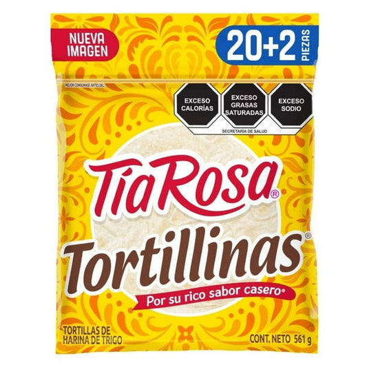 Tortillas de Harina Tortillinas Tia Rosa 561g