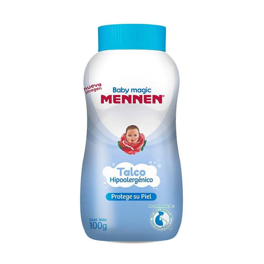 Talco para Bebe Mennen Baby Magic Azul Hipoalergenico 100g