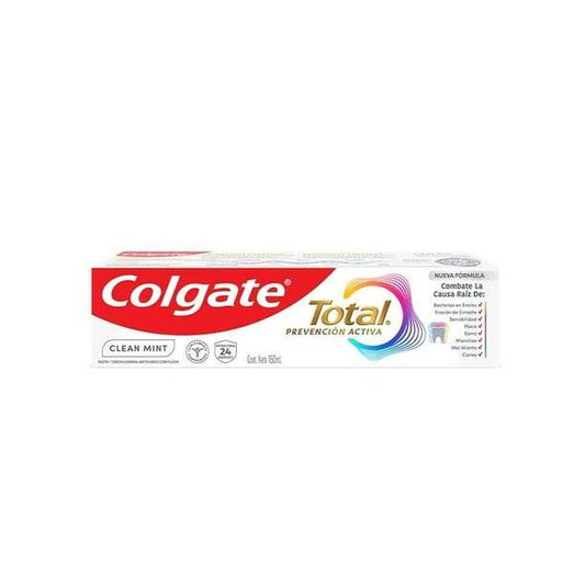 Pasta Dental Colgate Total Prevencion Claen Mint 150ml - MI MEXICANA