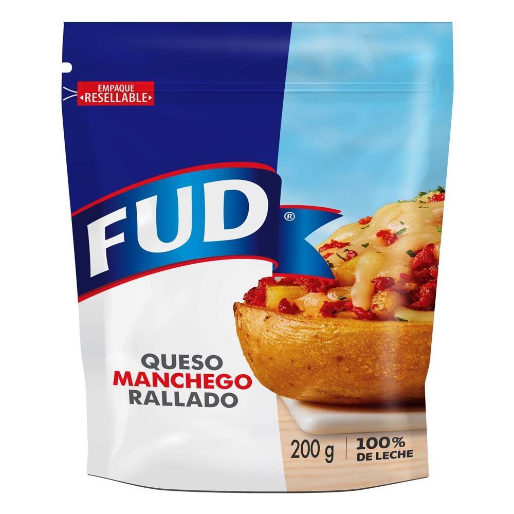 Queso Manchego Fud Rallado 200g - MI MEXICANA