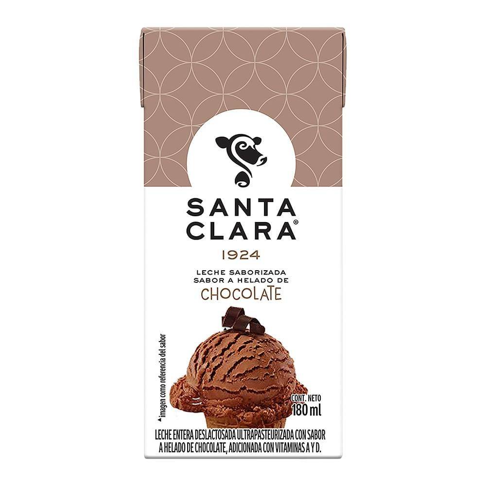 Lechita Santa Clara Sabor Helado de Chocolate 180ml - MI MEXICANA