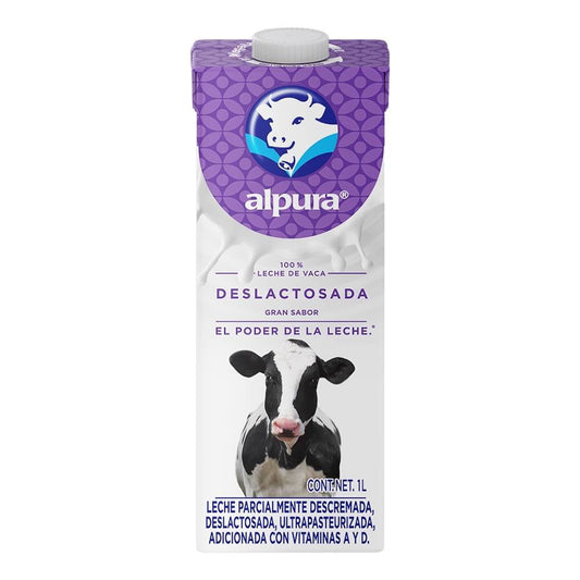 Leche Alpura Deslactosada 1L