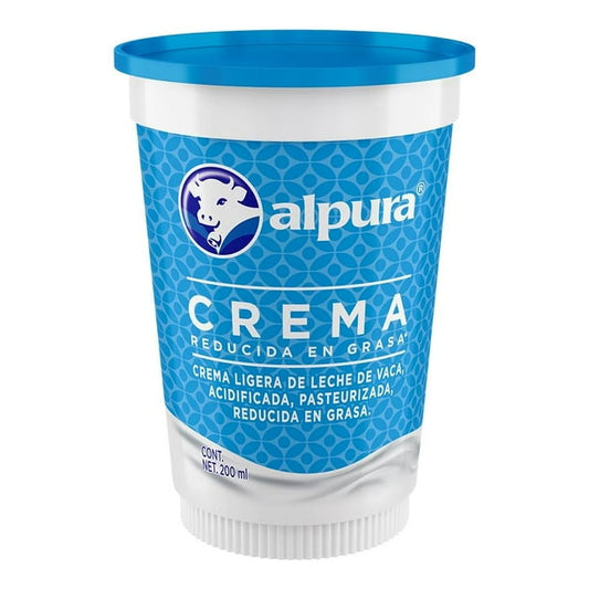 Crema Alpura Reducida en Grasa 200ml