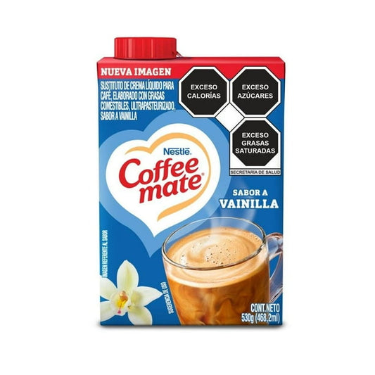 Sustituto de crema para Café Coffee Mate Sabor Vainilla 530g