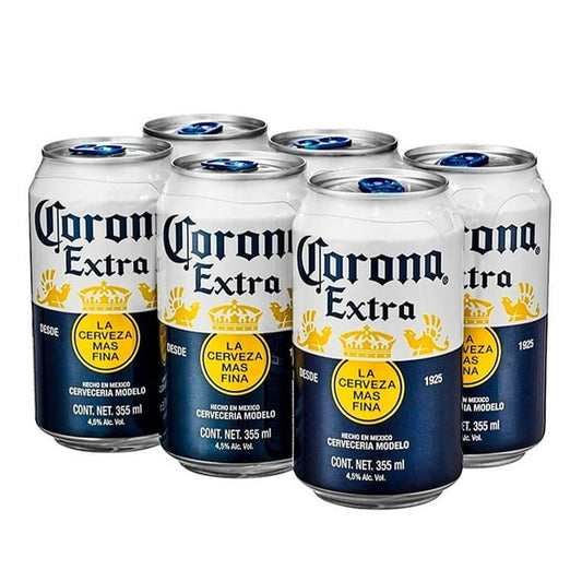 Cerveza Corona Extra Lata 6x355ml