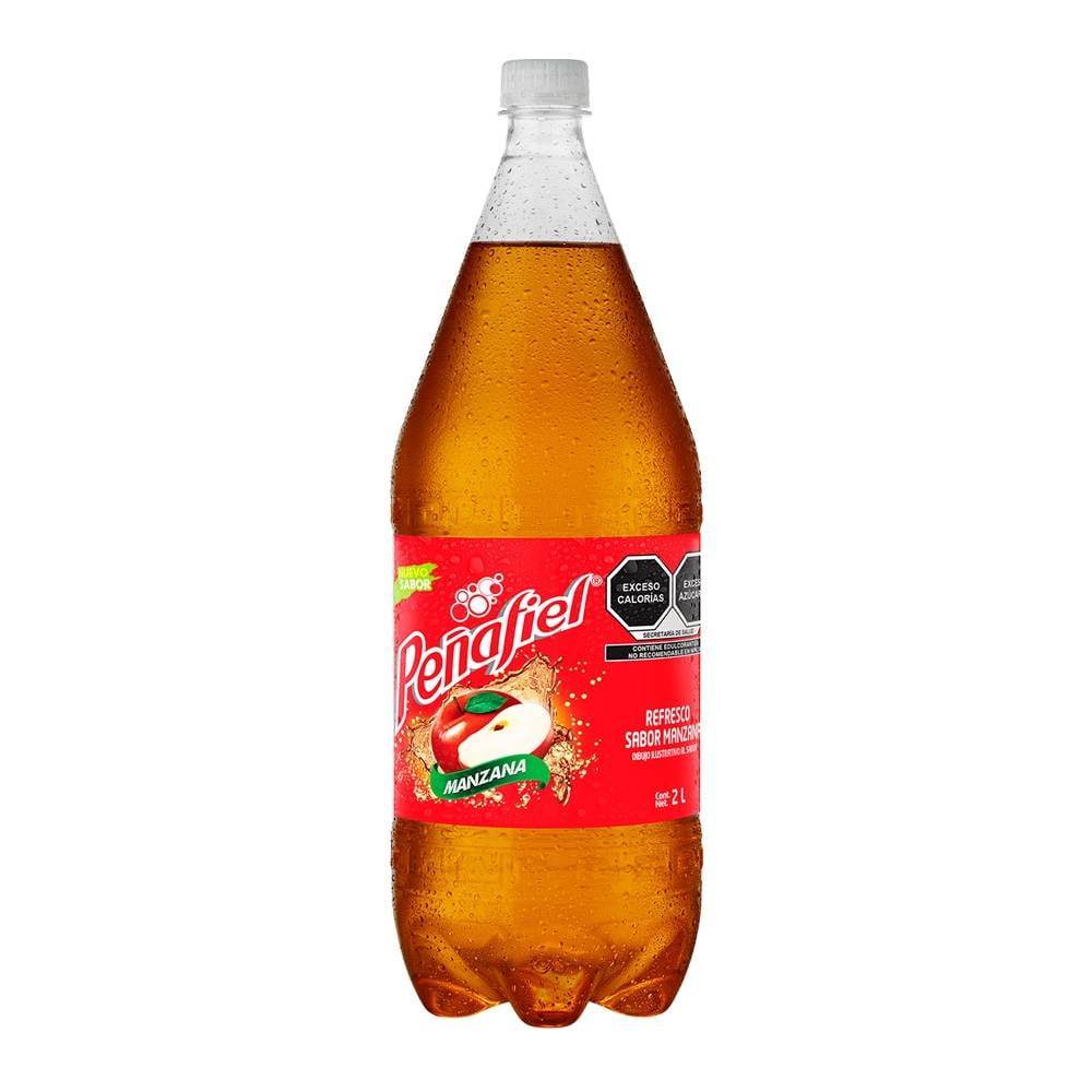 Refresco Peñafiel Sabores Manzana Roja 2L - MI MEXICANA