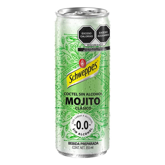 Bebida Preparada Mocktail Schweppes Mojito 355ml