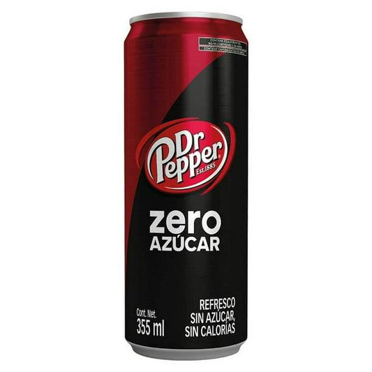 Refresco Dr Pepper Zero Azúcar Lata 355ml - MI MEXICANA