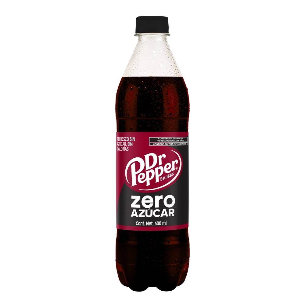 Refresco Dr Pepper Zero Azúcar Botella 600ml - MI MEXICANA