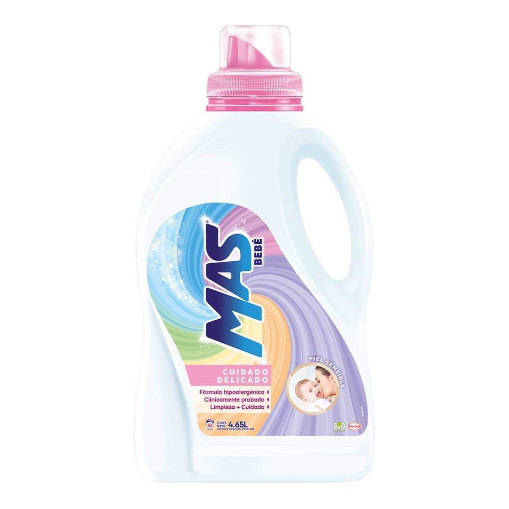 Detergente Liquido Mas Color Bebe 4.65L - MI MEXICANA