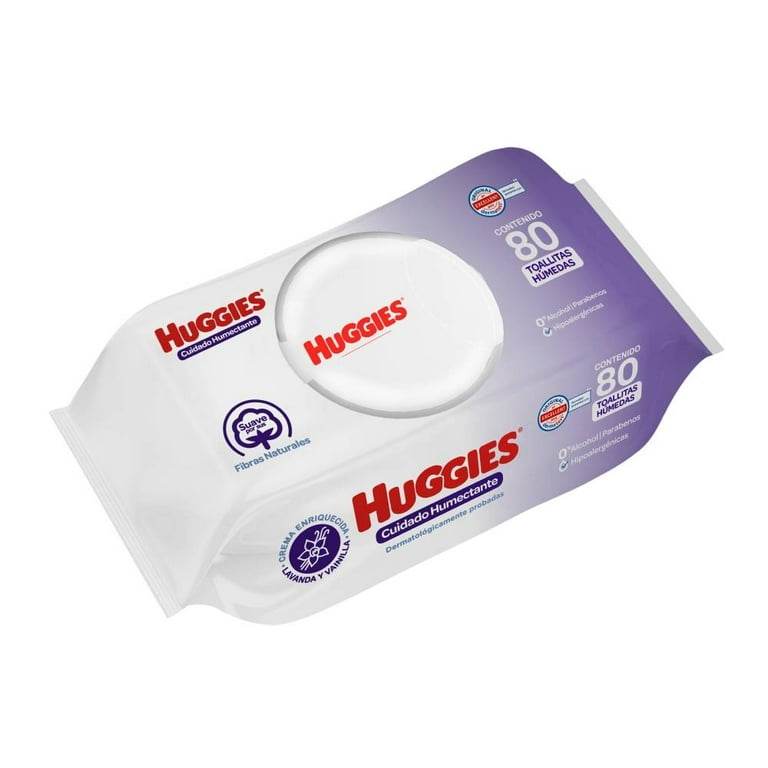 Toallitas Humedas Huggies Cuidado Relajante 80 pzs - MI MEXICANA