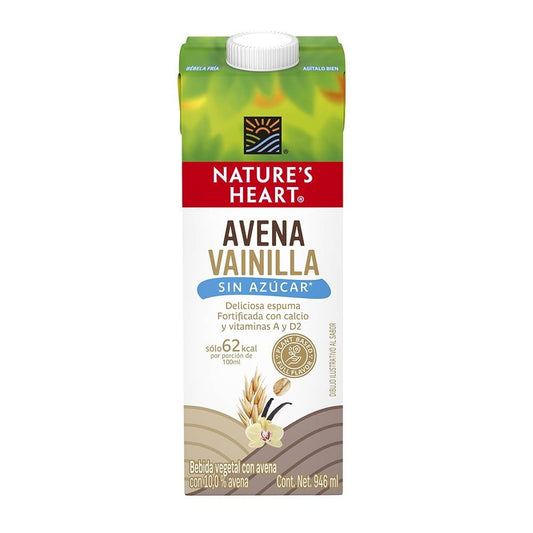 Bebida Vegetal de Avena Vainilla Nature´s Heart 946ml