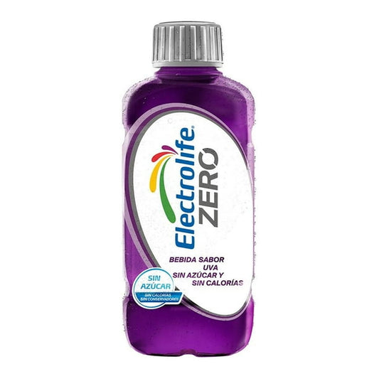 Suero Rehidratante Electrolife Zero Uva 625ml