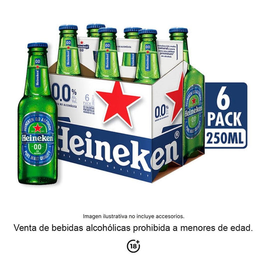 Cerveza Heineken sin Alcohol 6x355ml