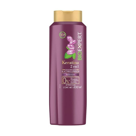 Shampoo & Acondicionador Bioexpert Keratina 650ml